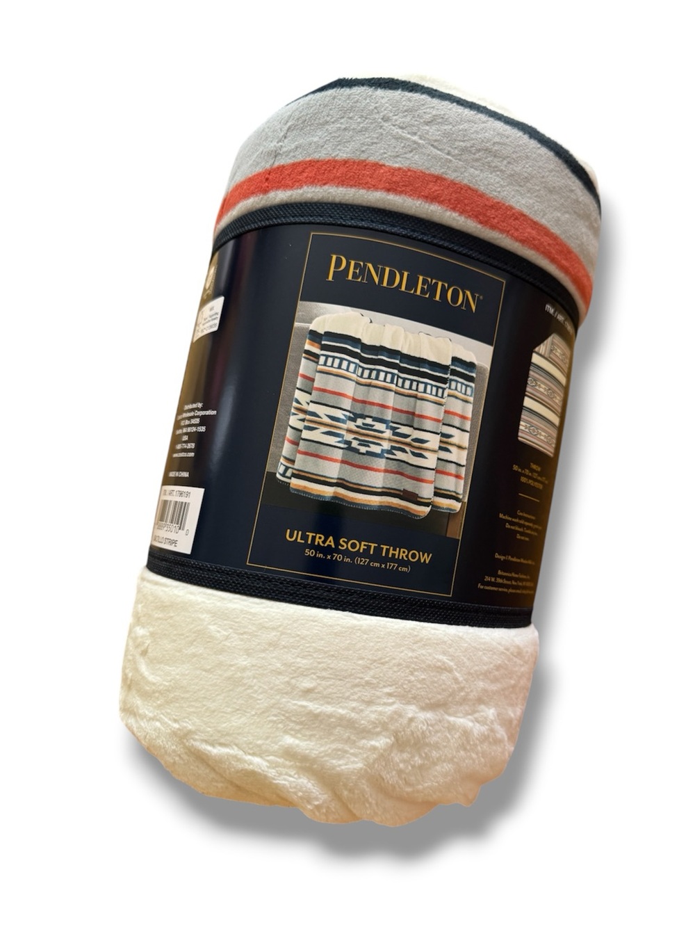 Pendleton Saltillo Striped Ultra Soft Throw 50”x70”